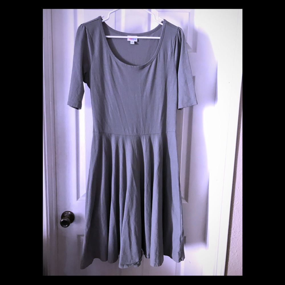 Grey casual sling dress!